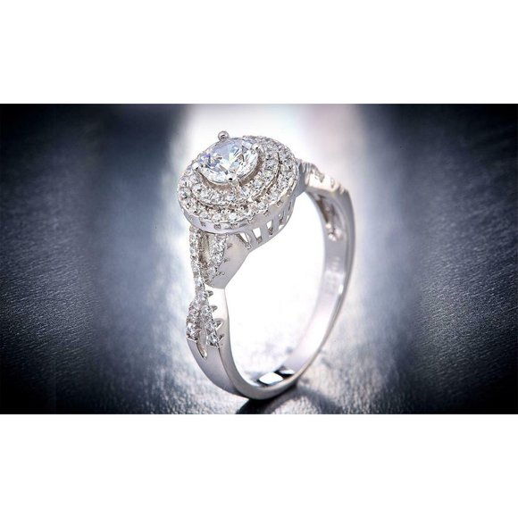 Sterling Silver Engagement Ring Crystals- Various - Picture 2 of 4